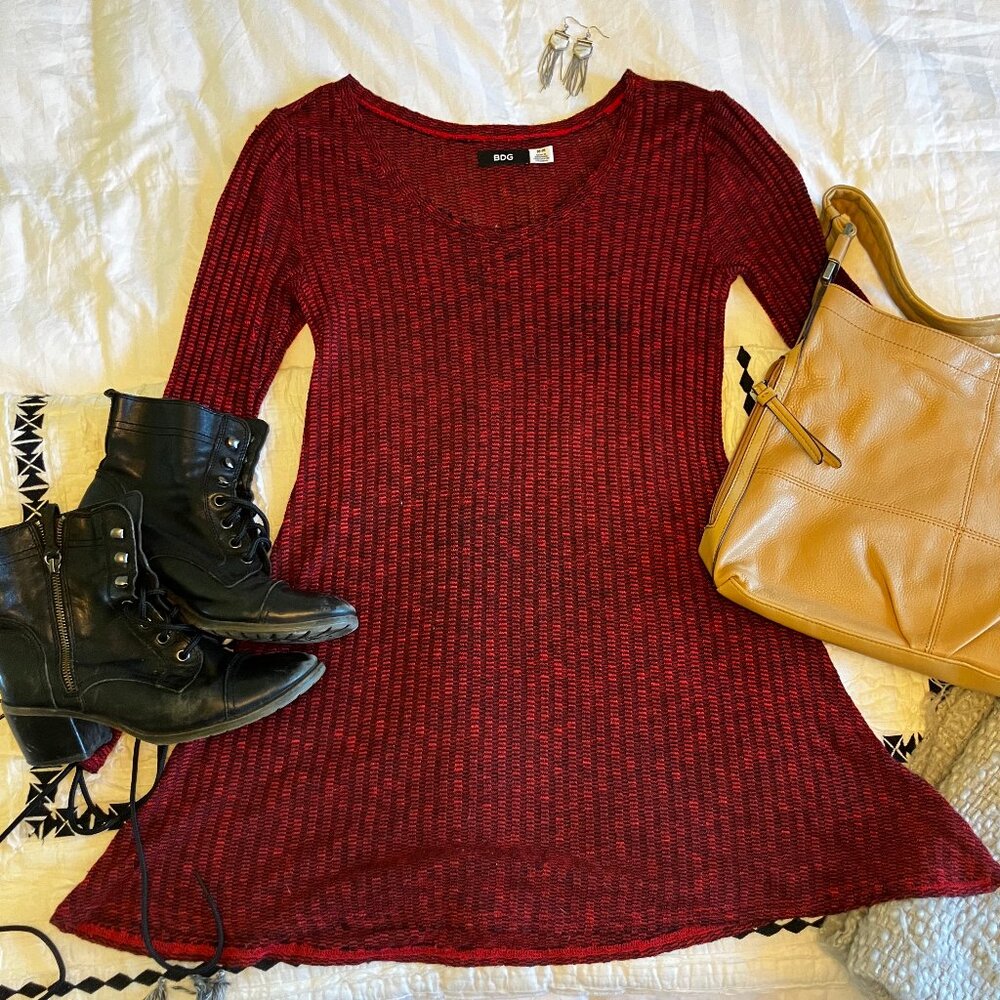 Flirty BDG Long Sleeve Mini Dress